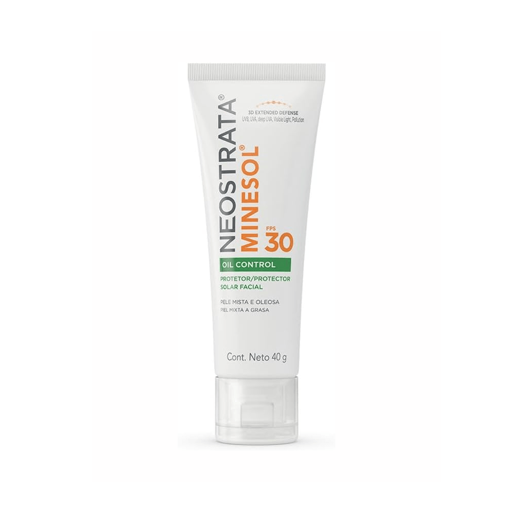 Neostrata Minesol Oil Control FPS 30 - Protetor solar facial 40g para peles mistas a oleosas.