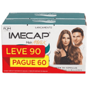 Kit Imecap Hair Max Cabelos Unhas C/90 Cápsulas