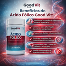 Ácido Fólico 600mcg Saúde da Mulher com 60 Cápsulas - Good Vit