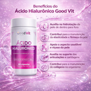 Ácido Hialurônico 100mg Pele, Colágeno com 60 Cápsulas - Good Vit