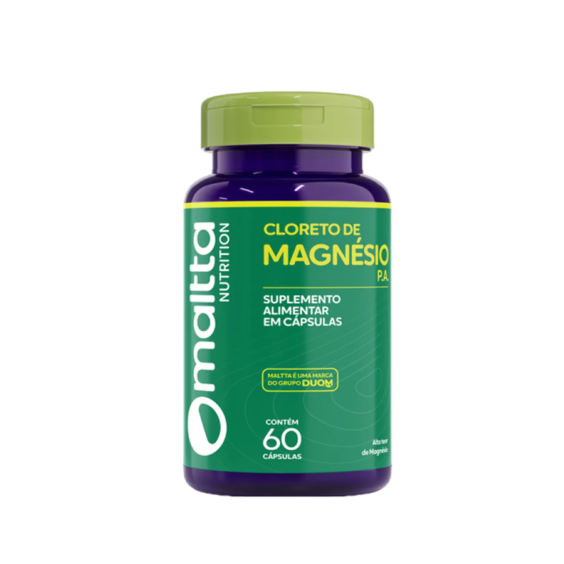 Cloreto De Magnésio PA Com 60 Cápsulas - Maltta