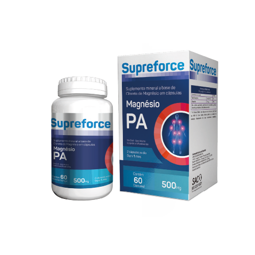 Supreforce Magnésio PA C/60 Cápsulas