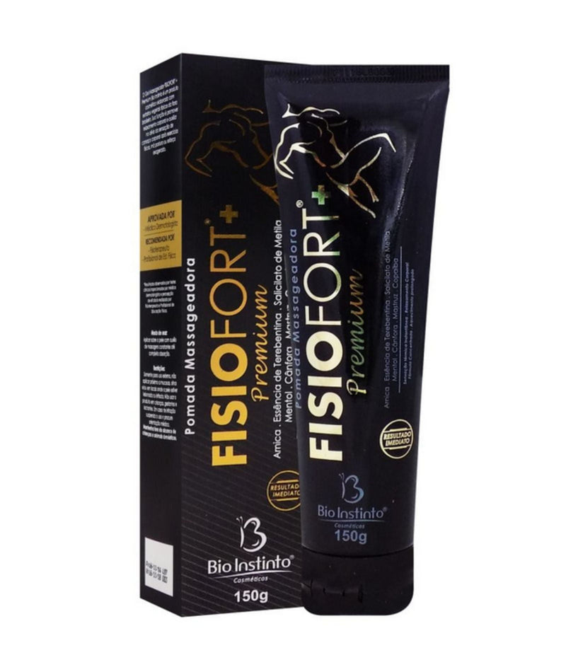 Kit 2x Pomada Massageadora Fisiofort + Premium 150g - Bio Instinto