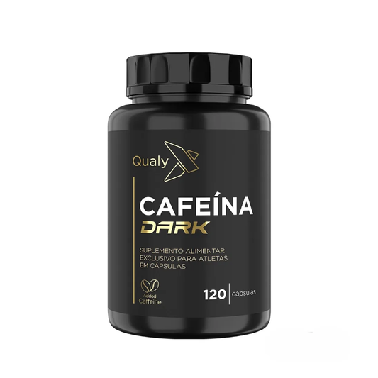 Pré-Treino Cafeína Dark Qualy X 500mg C/120 – Performance e Disposição Imediata
