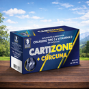 Kit 3 Caixas Cartizone Colágeno + Cúrcuma Tipo Ii 500Mg C/60 Cápsulas