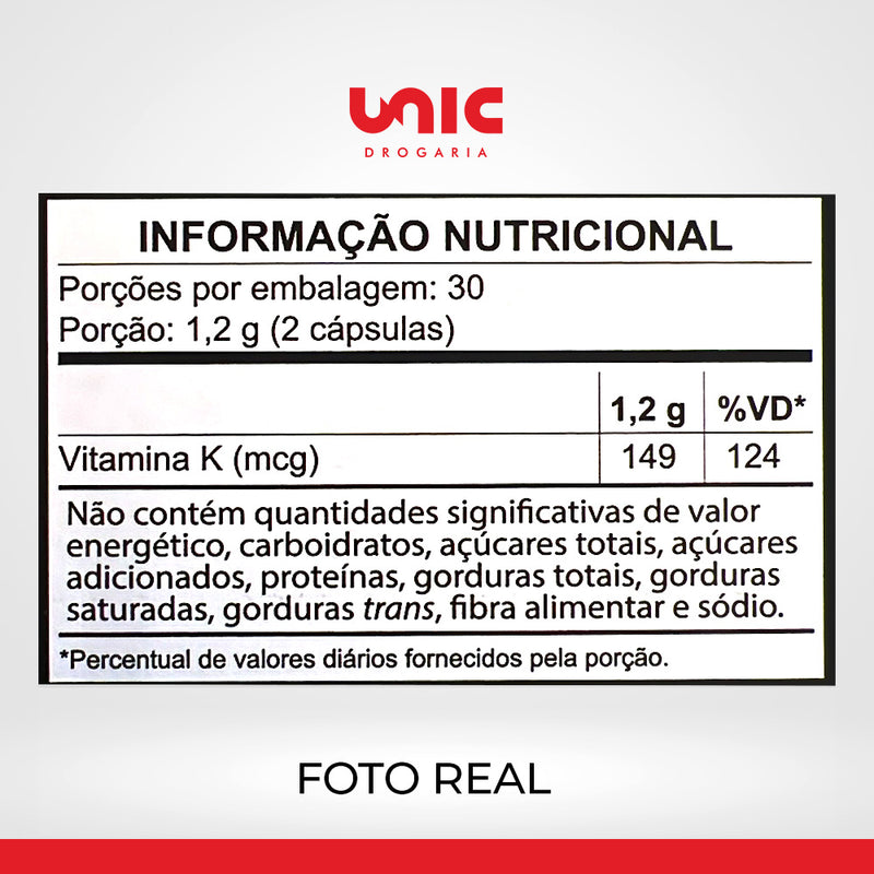 Vitamina K2 500MG C/60 Cápsulas - Gold Lab