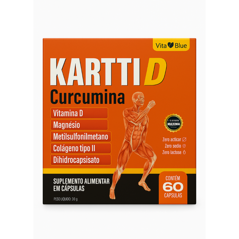 Kartti D Curcumina C/60 Cápsulas - Vita Blue