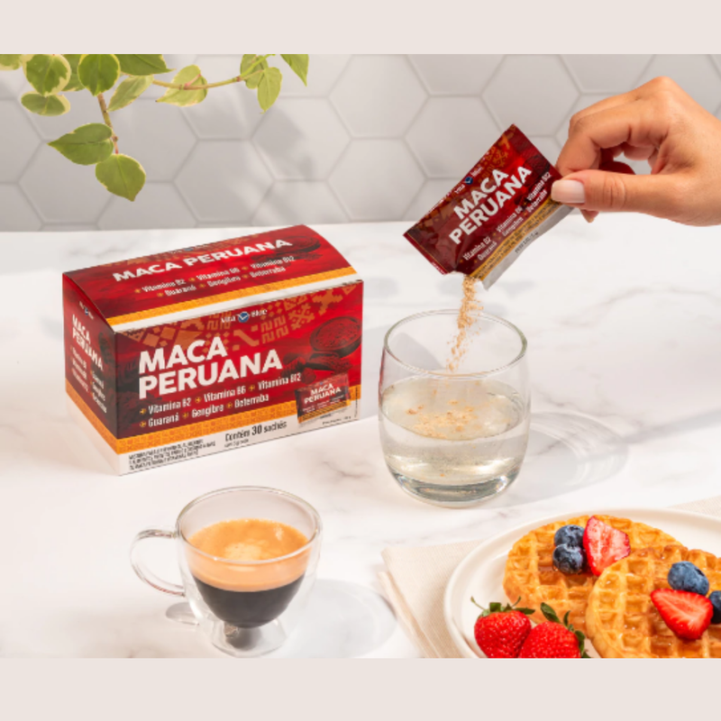 Maca Peruana Vita Blue 30 Sachês - Energia, Vitalidade e Performance Natural