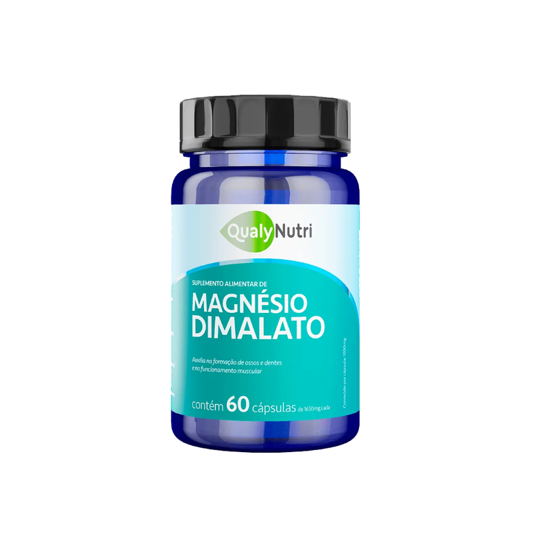Magnésio Dimalato 60 Cápsulas - Qualy Nutri