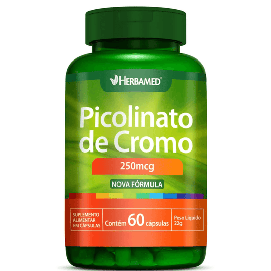 Picolinato De Cromo 250mcg C/60 Cápsulas Herbamed