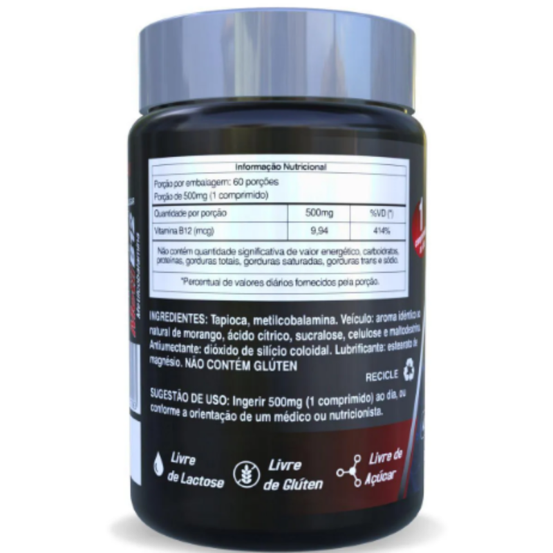 Metil B12 Prolj 60 Capsulas - Vitamina B12 Energia e Saúde Neurológica