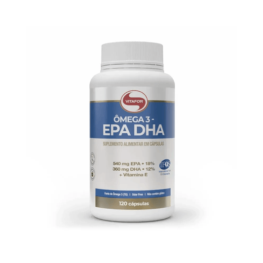Ômega 3 EPA DHA Ômega 3 + Vitamina E 60 Cápsulas