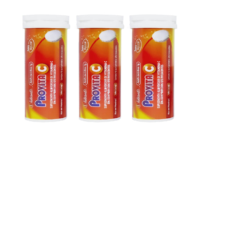 Kit C/3 Provita C Laranja C/30 Comprimidos Efervescente
