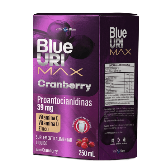 Blue Uri Max Cranberry 250ml Vita Blue