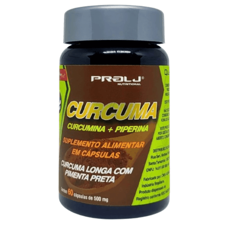 Cúrcuma + Piperina 500mg C/60 Cápsulas - Prolj
