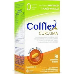 Colflex Curcuma Colágeno Tipo II 30 Comprimidos Mantecorp