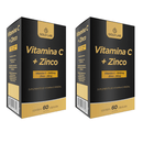 Kit C/2 Vitamina C + Zinco C/60 Cápsulas - Gold Lab