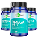 Kit C/3 Ômega 3-6-9 C/60 Cápsulas - Qualy Nutri