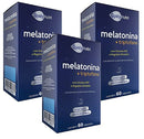 Kit C/3 Melatonina + Triptofano C/60 Cápsulas - Qualy Nutri