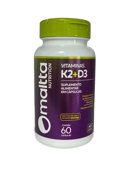 Vitaminas K2 D3 Maltta 2000UI 60 Cápsulas