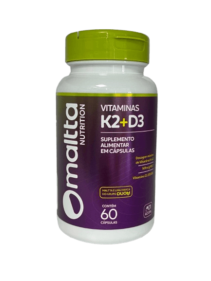 Vitaminas K2 + D3 2000UI C/60 Cápsulas - Maltta