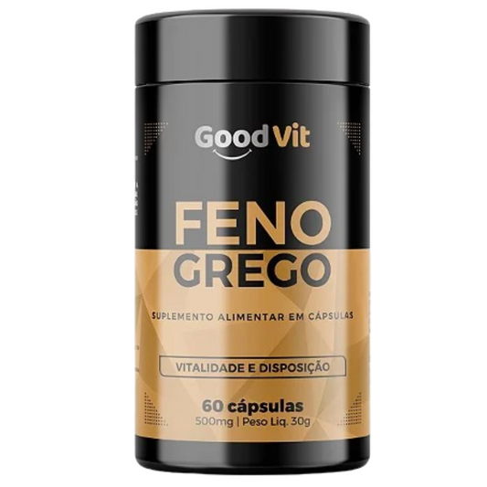 Feno Grego Energia Homem 500mg com 60 Cápsulas Good Vit
