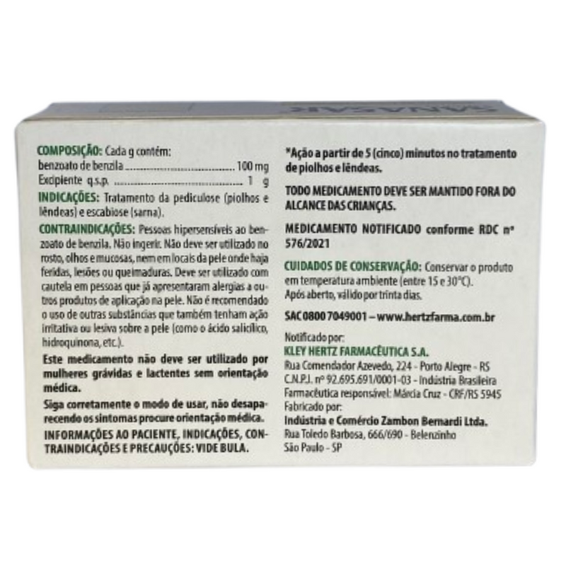 Sanasar Sabonete 60g Poder Antisséptico - Hertz