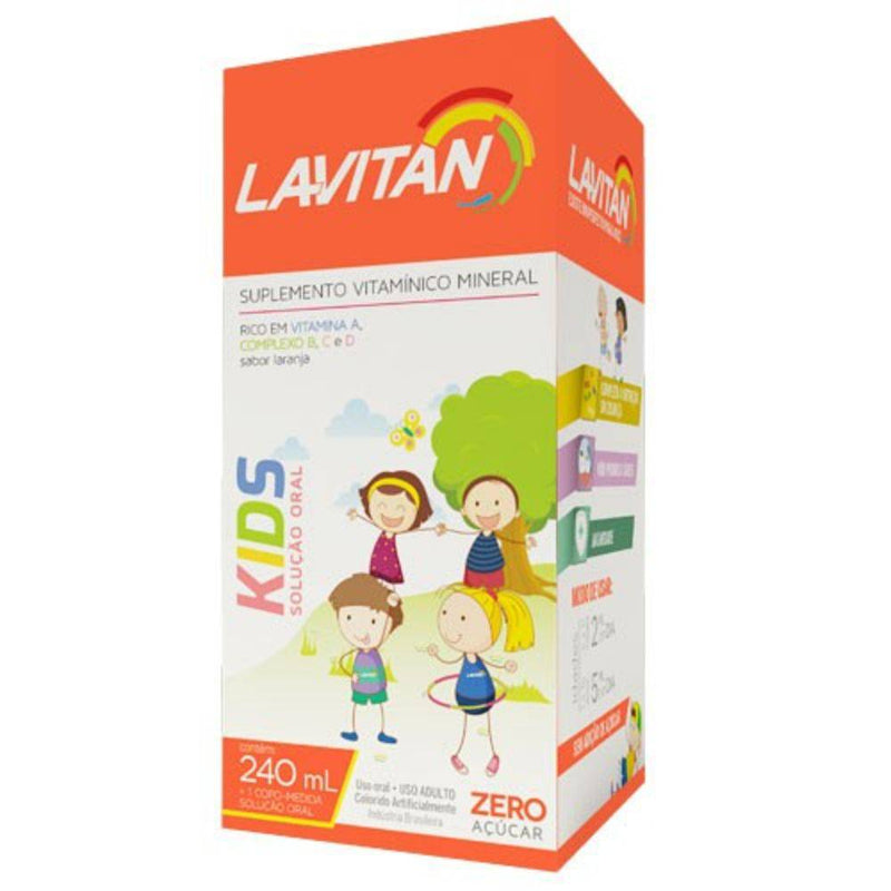 Lavitan Kids Laranja Solução Oral 240mL