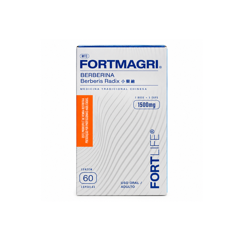 FortMagri Berberina 1500mg 60 Cápsulas - Fortlife