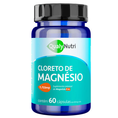 Cloreto de Magnésio P.A. 1733mg c/60 Comprimidos - Qualy Nutri