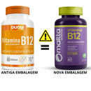 Kit C/3 Vitamina B12 Energia Nervos Imunidade C/60 Cápsulas - Maltta