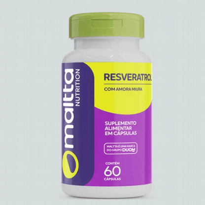 Resveratrol com Amora Miúra 60 Cápsulas | Maltta Nutrition