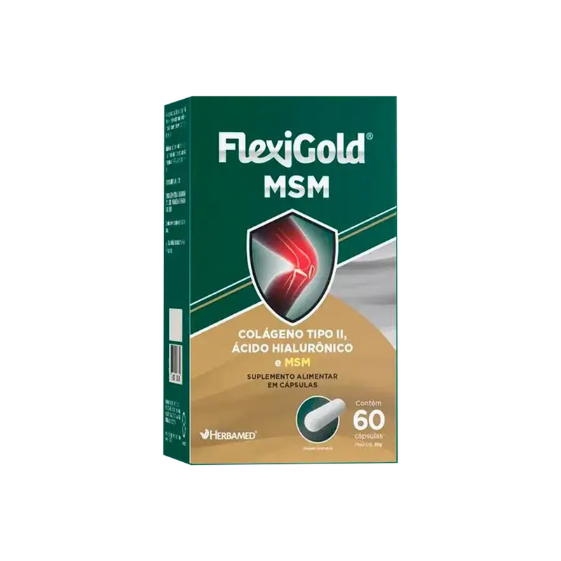 Flexigold MSM Colágeno Tipo II 60 Cápsulas - Herbamed