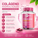 Colágeno Hidrolisado Vitaminas A,E,C e Biotina 120 Cápsulas Qualy Nutri