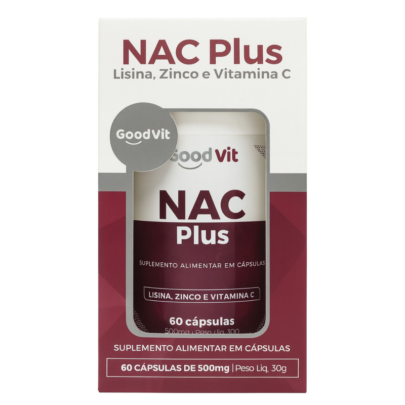 Nac Plus Com 60 Cápsulas - Good Vit