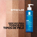 Gel de Limpeza Facial Concentrado La Roche-Posay Effaclar para Pele Oleosa Gel de Limpeza Antiacne Embalagem Econômica 3