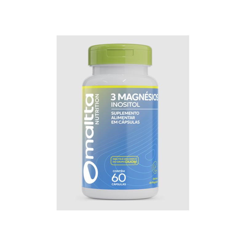 3 Magnésios Inositol 60 cápsulas - Maltta