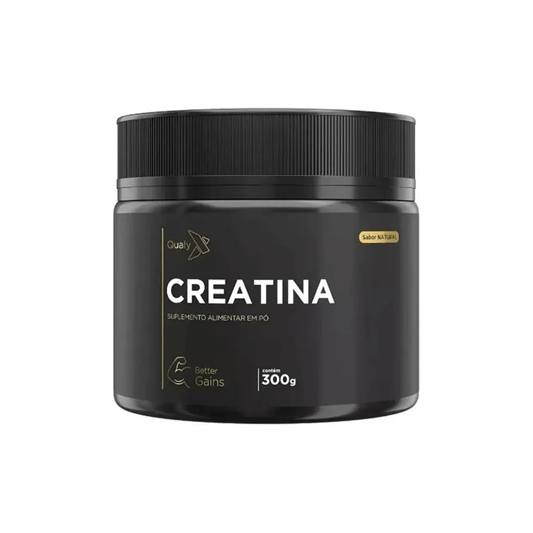 Kit 3 Creatina Monohidratada Pura 300g - QualyNutri