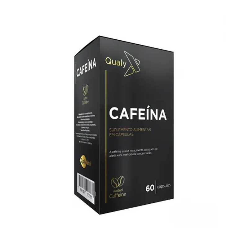 Cafeína Qualy X C/60 Cápsulas - QualyNutri