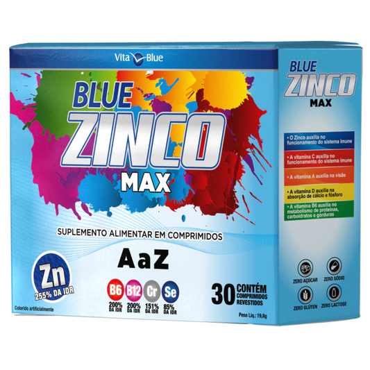 Blue Zinco Max C/30 Comprimidos - Vita Blue