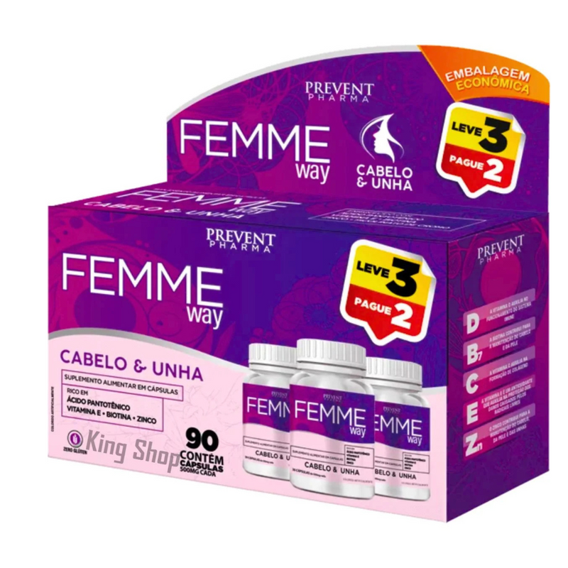 Femme Way Cabelo & Unha Leve 