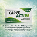 Kit 3 Caixas  Carve Active Carvão Ativado 30 Comprimidos