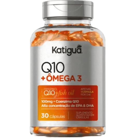 Coenzima Q10 + Ômega 3 30 Cápsulas | Katiguá