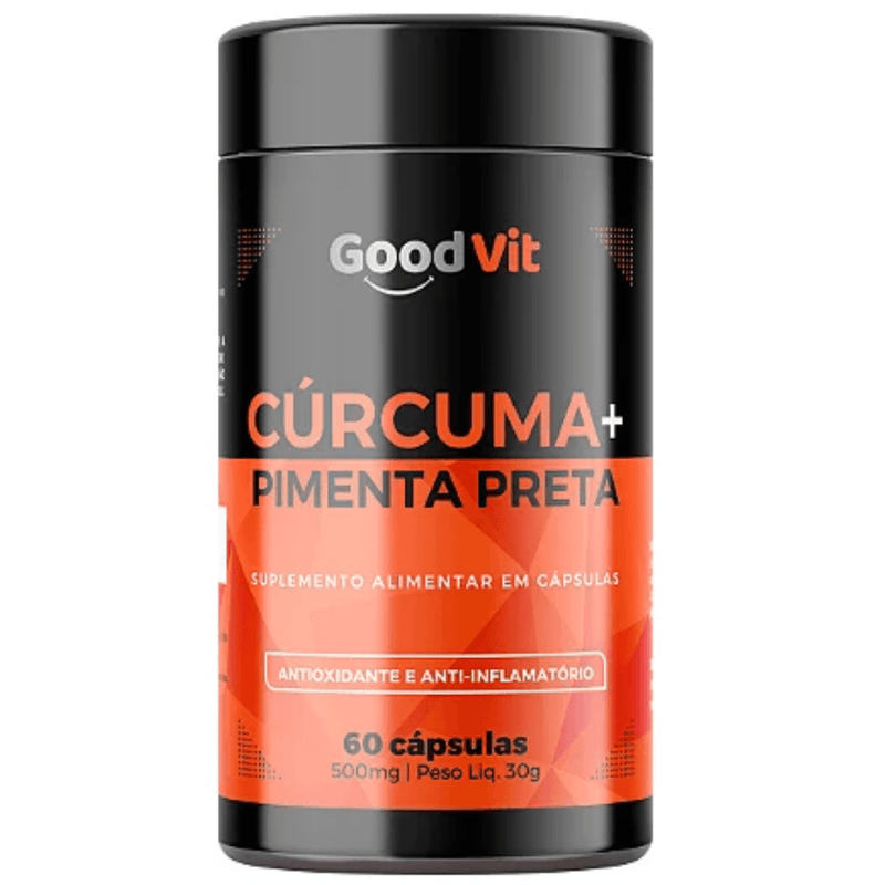 Cúrcuma + Pimenta Preta C/60 Cápsulas - Good Vit